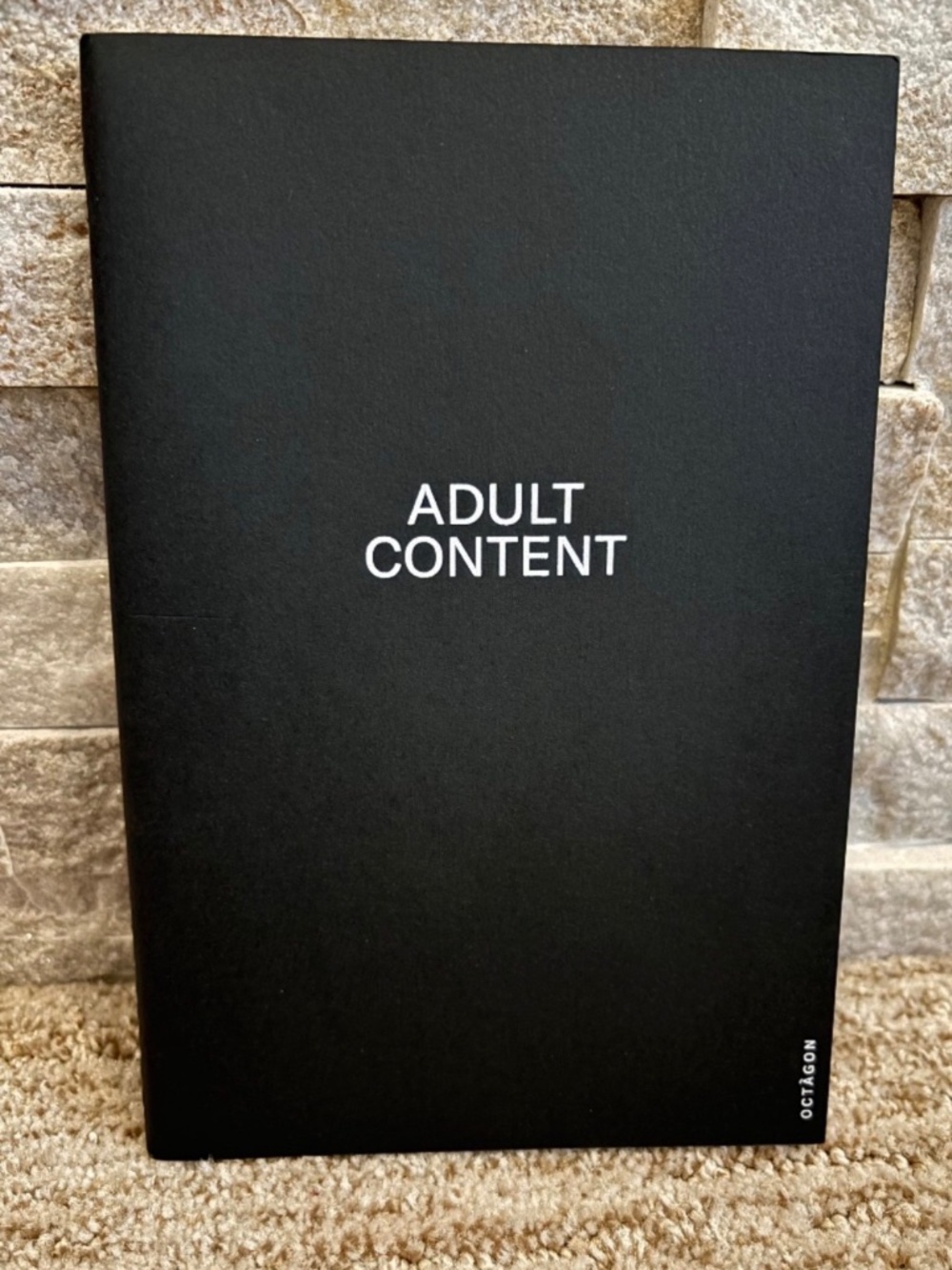Octagon Design “Adult Content” Notebook - Picture 2 of 5